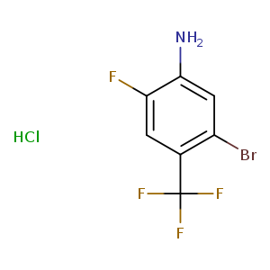 5-bromo-2-fluoro-4-(trifluoromethyl)aniline hydrochloride