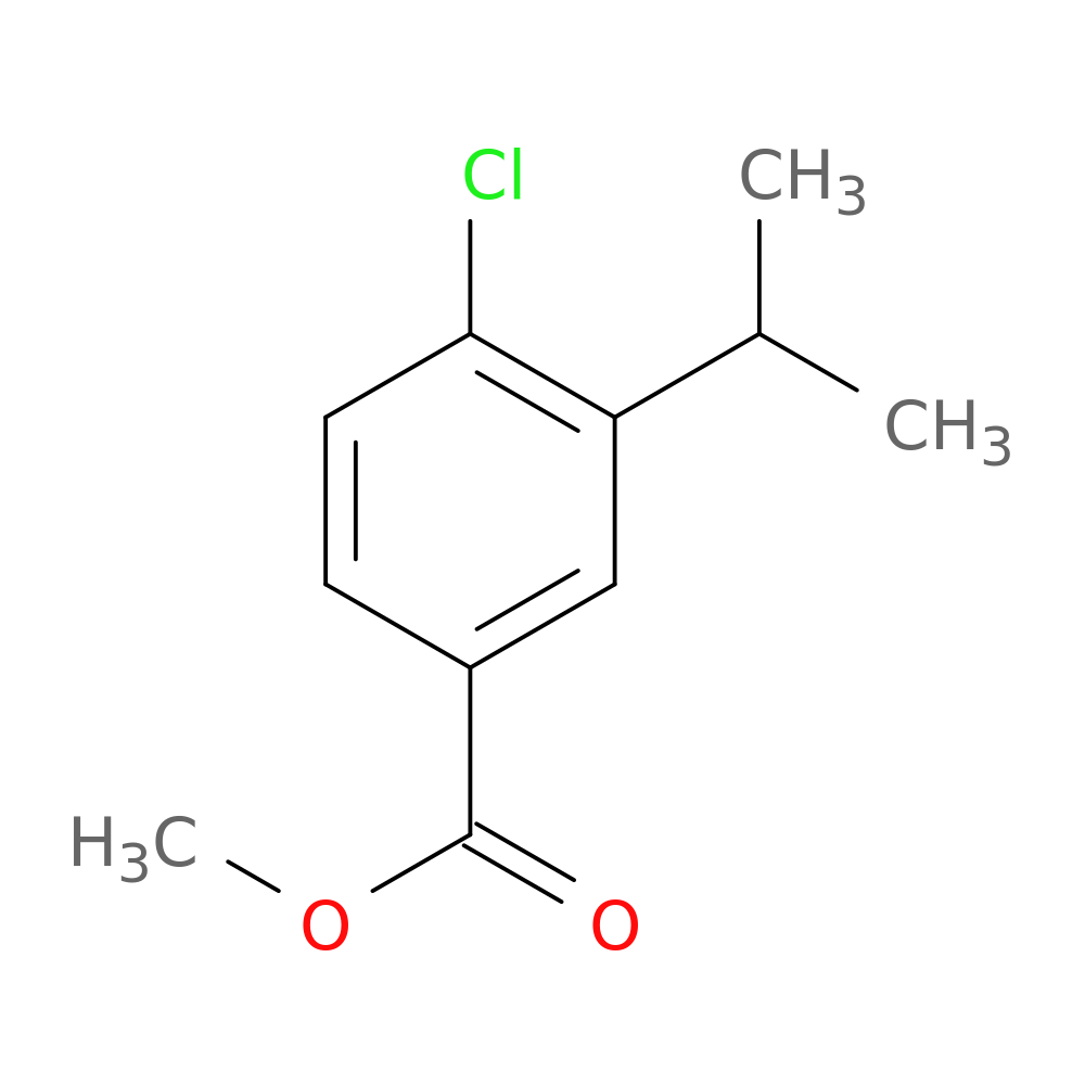 Benzoic acid, 4-chloro-3-(1-methylethyl)-, methyl ester