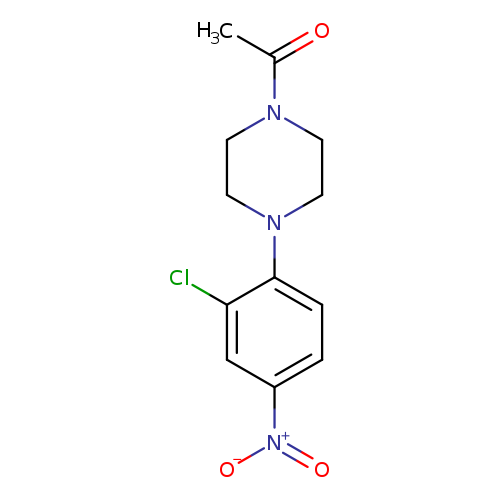 1-Acetyl-4-(2-chloro-4-nitrophenyl)piperazine