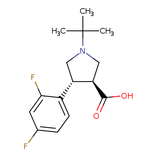 (3S,4R)-1-tert-Butyl-4-(2,4-difluorophenyl)pyrrolidine-3-carboxylic acid