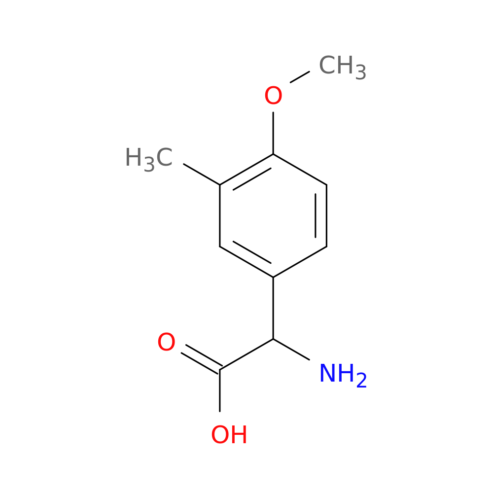 2-Amino-2-(4-methoxy-3-methylphenyl)acetic acid