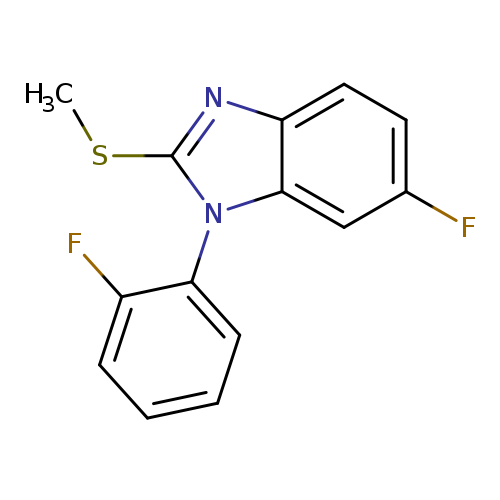 6-fluoro-1-(2-fluorophenyl)-2-(methylsulfanyl)-1H-1,3-benzodiazole