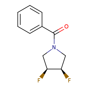(3R,4S)-1-benzoyl-3,4-difluoropyrrolidine, cis
