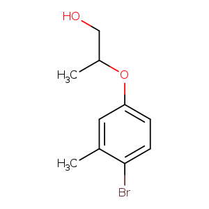 2-(4-bromo-3-methylphenoxy)propan-1-ol