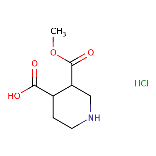 3-(methoxycarbonyl)piperidine-4-carboxylic acid hydrochloride