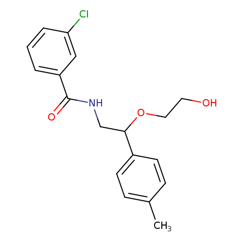 3-chloro-N-[2-(2-hydroxyethoxy)-2-(4-methylphenyl)ethyl]benzamide