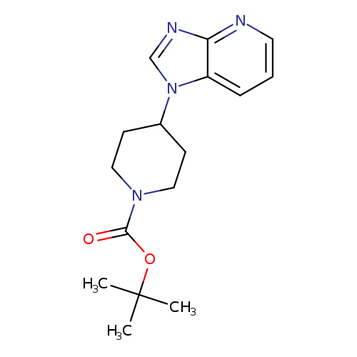 Trifluoromethyl 4-(1H-imidazo[4,5-b]pyridin-1-yl)piperidine-1-carboxylate