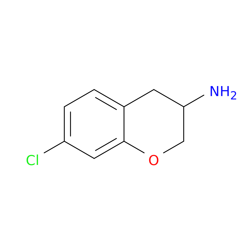 7-Chloro-3,4-dihydro-2H-1-benzopyran-3-amine