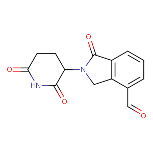 2-(2,6-dioxopiperidin-3-yl)-1-oxo-2,3-dihydro-1H-isoindole-4-carbaldehyde