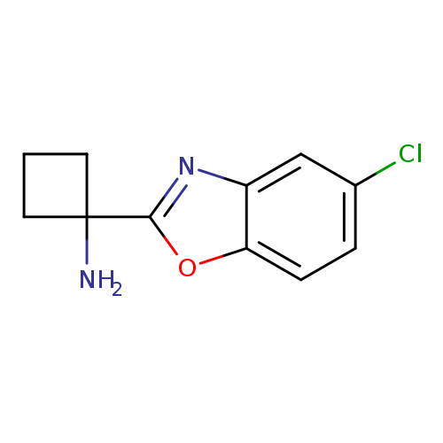 1-(5-chloro-1,3-benzoxazol-2-yl)cyclobutan-1-amine