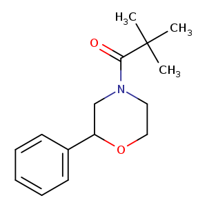 2,2-dimethyl-1-(2-phenylmorpholin-4-yl)propan-1-one