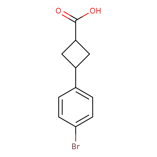 3-(4-Bromophenyl)cyclobutane-1-carboxylic acid