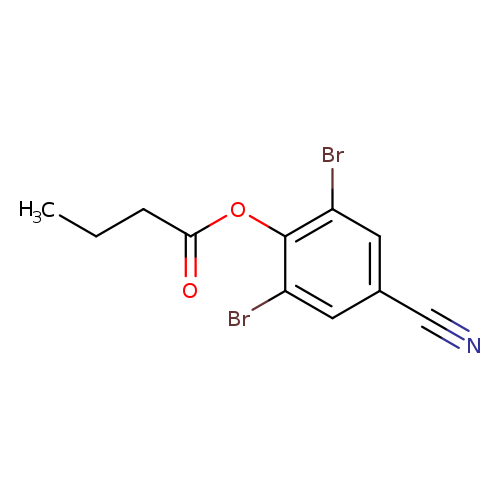 2,6-dibromo-4-cyanophenyl butyrate