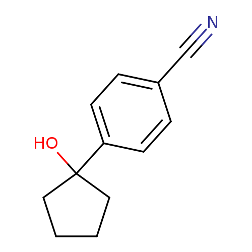 4-(1-hydroxycyclopentyl)benzonitrile