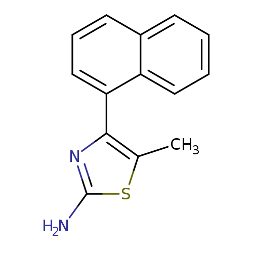 2-Thiazolamine, 5-methyl-4-(1-naphthalenyl)-