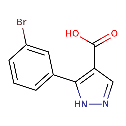 3-(3-Bromophenyl)-1h-pyrazole-4-carboxylic acid