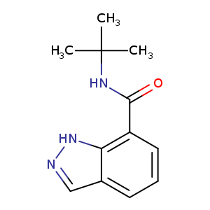 1H-Indazole-7-carboxamide, N-(1,1-dimethylethyl)-