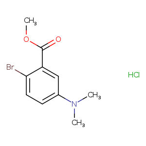methyl 2-bromo-5-(dimethylamino)benzoate hydrochloride