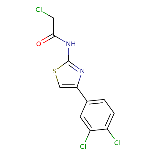 2-chloro-N-[4-(3,4-dichlorophenyl)-1,3-thiazol-2-yl]acetamide