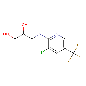 3-{[3-chloro-5-(trifluoromethyl)pyridin-2-yl]amino}propane-1,2-diol