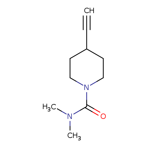4-ethynyl-N,N-dimethylpiperidine-1-carboxamide