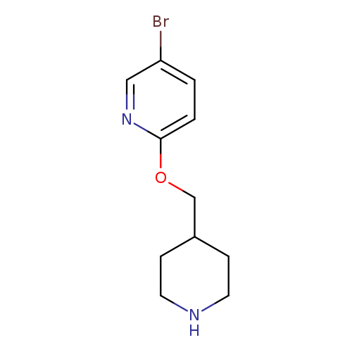5-bromo-2-(piperidin-4-ylmethoxy)pyridine