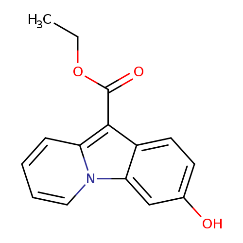 Pyrido[1,2-a]indole-10-carboxylic acid, 3-hydroxy-, ethyl ester
