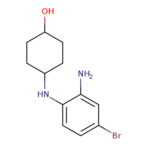 4-[(2-amino-4-bromophenyl)amino]cyclohexan-1-ol