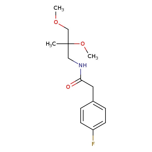 N-(2,3-dimethoxy-2-methylpropyl)-2-(4-fluorophenyl)acetamide