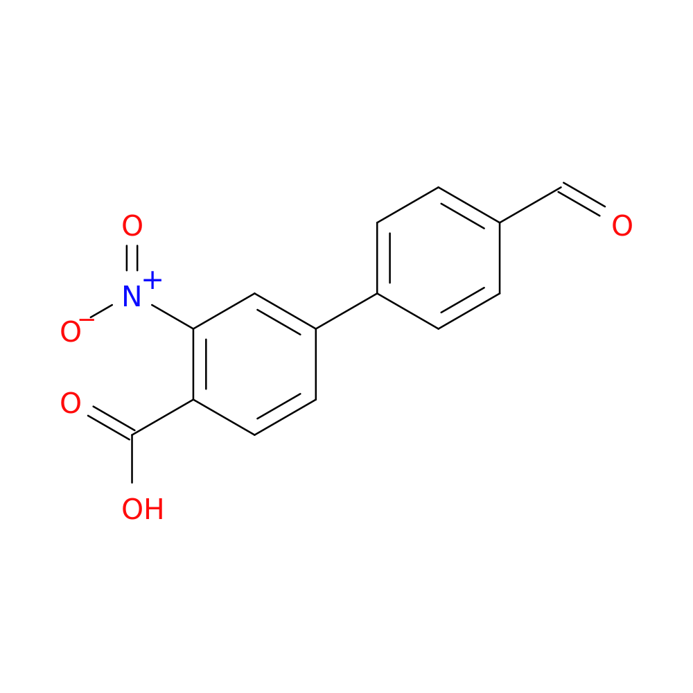 4-(4-Formylphenyl)-2-nitrobenzoic acid