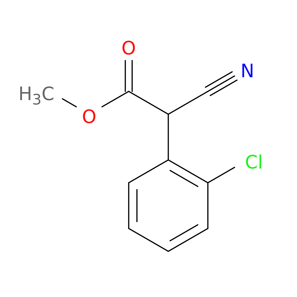 methyl 2-(2-chlorophenyl)-2-cyanoacetate