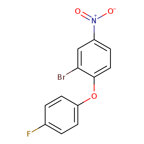 2-Bromo-1-(4-fluorophenoxy)-4-nitrobenzene