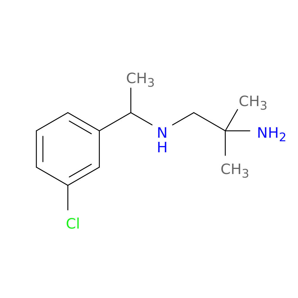 (2-amino-2-methylpropyl)[1-(3-chlorophenyl)ethyl]amine