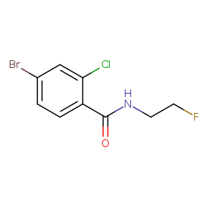 4-Bromo-2-chloro-N-(2-fluoro-ethyl)-benzamide