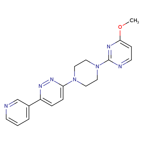 3-[4-(4-methoxypyrimidin-2-yl)piperazin-1-yl]-6-(pyridin-3-yl)pyridazine