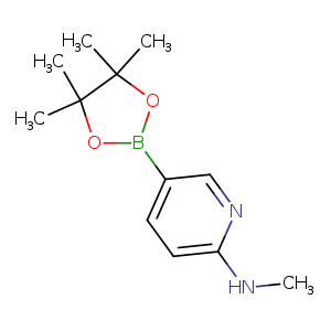 2-Pyridinamine, N-methyl-5-(4,4,5,5-tetramethyl-1,3,2-dioxaborolan-2-yl)-