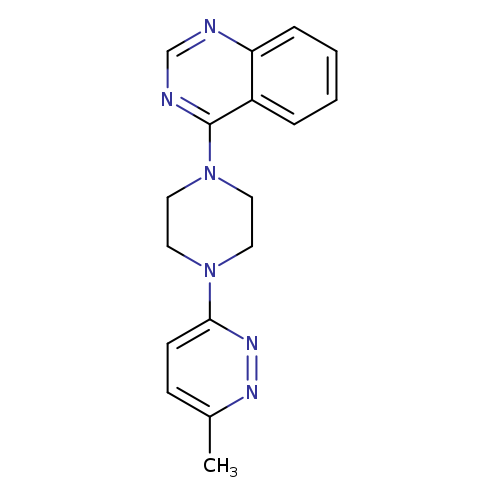 4-[4-(6-methylpyridazin-3-yl)piperazin-1-yl]quinazoline