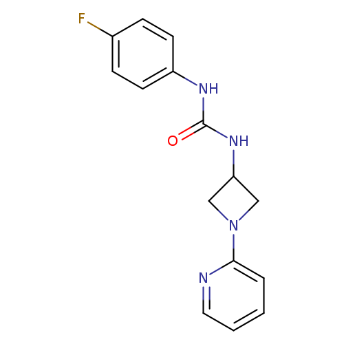 1-(4-fluorophenyl)-3-[1-(pyridin-2-yl)azetidin-3-yl]urea