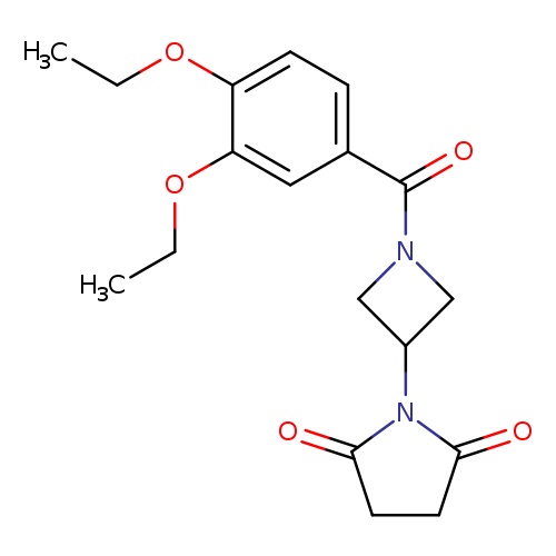 1-[1-(3,4-diethoxybenzoyl)azetidin-3-yl]pyrrolidine-2,5-dione
