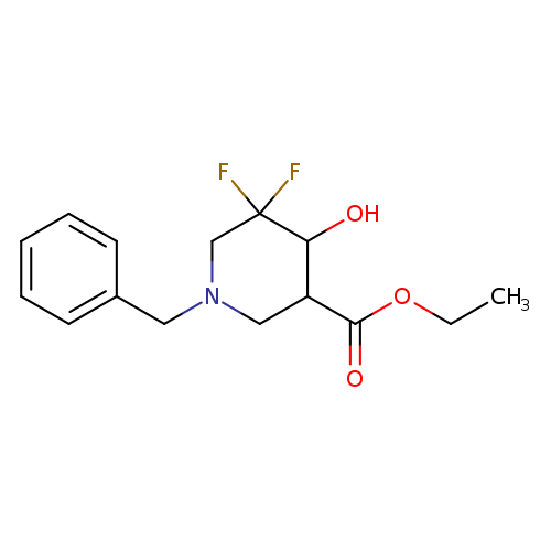 ethyl1-benzyl-5,5-difluoro-4-hydroxypiperidine-3-carboxylate-E28093