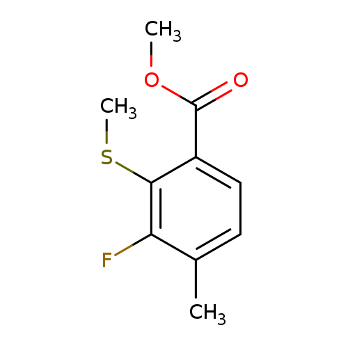 Methyl3-fluoro-4-methyl-2-(methylsulfanyl)benzoate