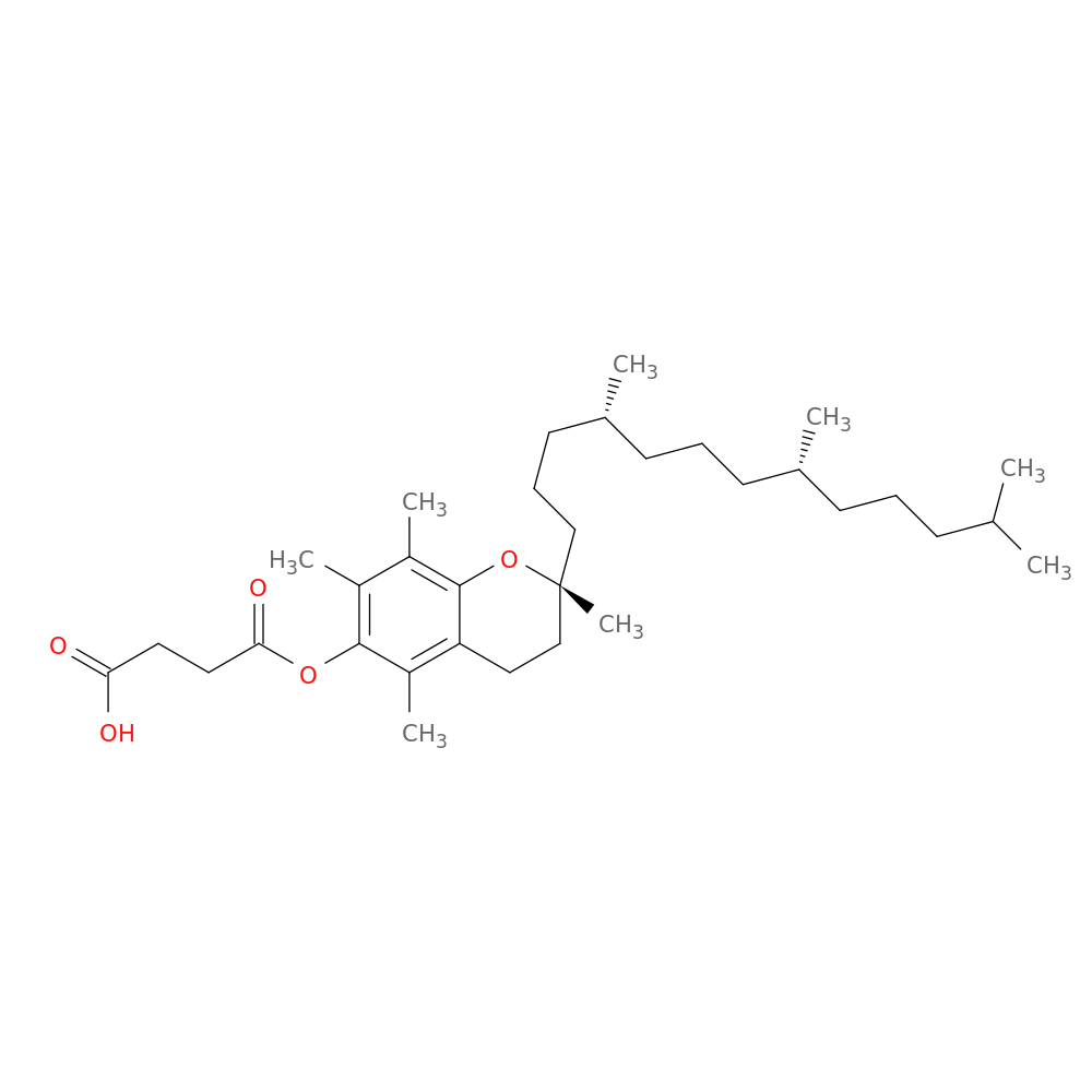 Butanedioic acid,mono[(2R)-3,4-dihydro-2,5,7,8-tetramethyl-2-[(4R,8R)-4,8,12-trimethyltridecyl]-2H-1-benzopyran-6-yl] ester