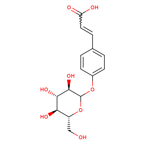 4-O-beta-Glucopyranosyl-cis-coumaric Acid