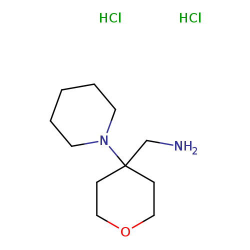 [4-(piperidin-1-yl)oxan-4-yl]methanamine dihydrochloride
