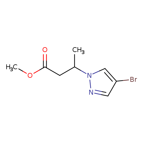 Methyl 3-(4-bromo-1h-pyrazol-1-yl)butanoate