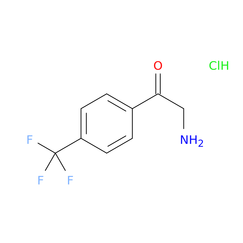 2-Amino-1-(4-(trifluoromethyl)phenyl)ethanone hydrochloride