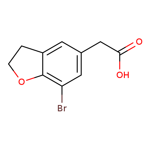 2-(7-bromo-2,3-dihydro-1-benzofuran-5-yl)acetic acid