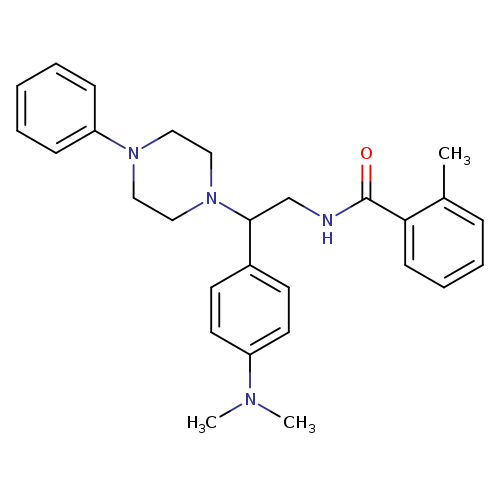 N-{2-[4-(dimethylamino)phenyl]-2-(4-phenylpiperazin-1-yl)ethyl}-2-methylbenzamide