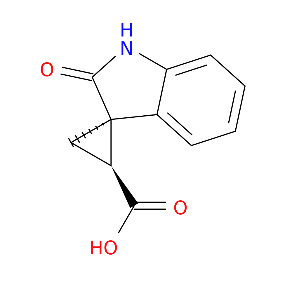 (1R,3S)-2'-oxo-1',2'-dihydrospiro[cyclopropane-1,3'-indole]-3-carboxylic acid