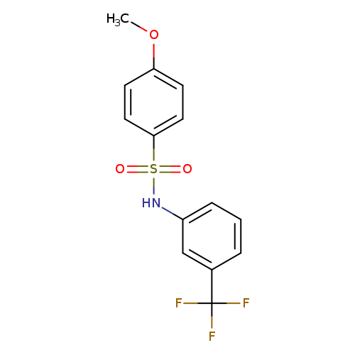 4-Methoxy-n-[3-(trifluoromethyl)phenyl]benzenesulfonamide